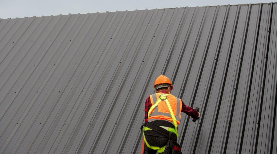 Professional metal roof installation services in Plush, OR